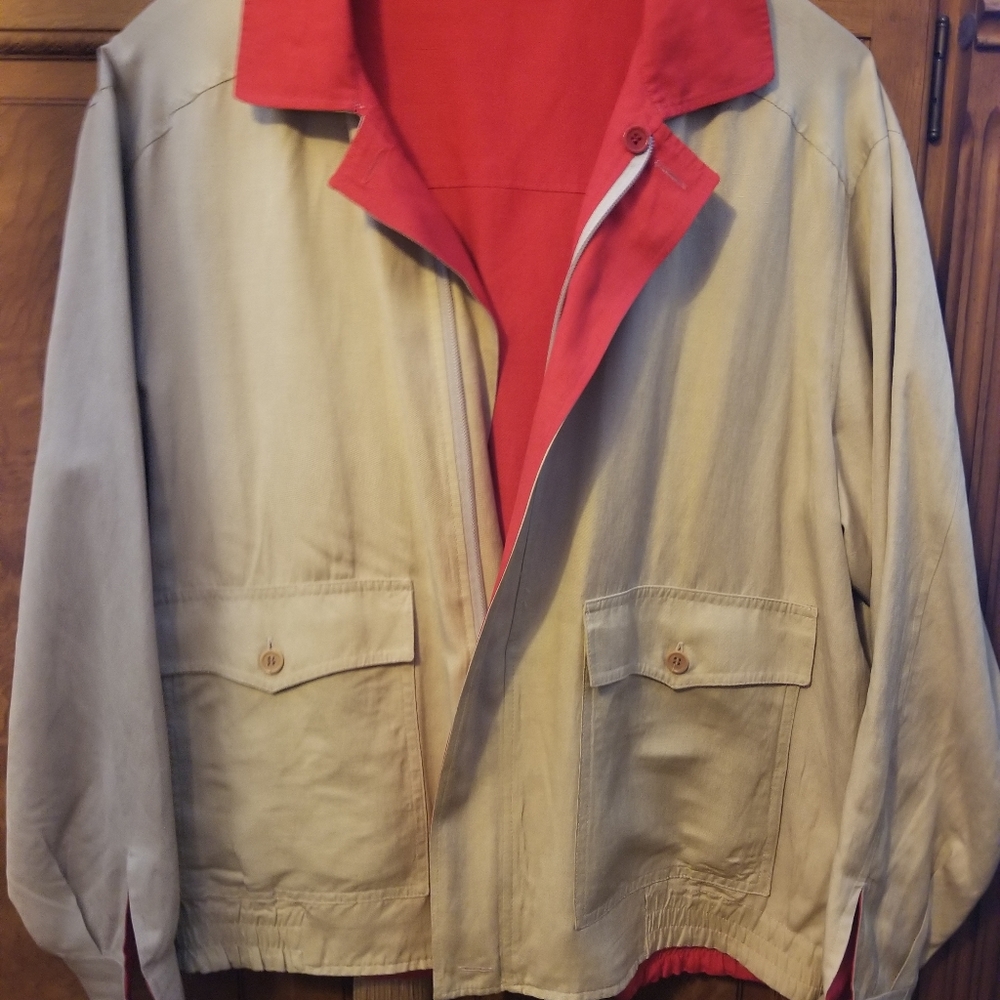Sulka Linen Reversible Jacket